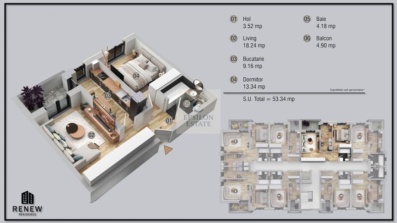 Militari Residence Ap. 2 cam. aprilie 2026 zona Militari Residence